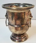 Diener Silver Plate Cup Goblet With Lion Head Ring Handles