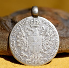 1918 Italy Eritrea Thaler Talero Silver Coin King Emmanuel Iii Ethiopian Pendant