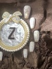 Z Nailz  Stunning M Coffin Opal Finish Press On Nails 