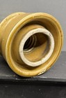 Antique Pinco Ceramic Porcelain High Voltage Bell-shaped Insulator-butterscotch