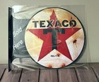 Texaco Gasoline Sold Here Two-sided 12  X 14 5  Novelty Vintage Flange Sign