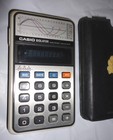 Vintage Casio Biolator H-801 Electronic Calculator W  Case vtg  Read