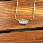 Kendra Scott Elisa Gold Necklace Red White Blue Star