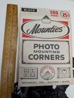 Vtgners Mounties Photo Mounting Cor300 Black Boston Mass Scrapbook Album 25c