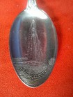 Old Faithful  Yellowstone With Elk Decor  Sterling Souvenir Spoon