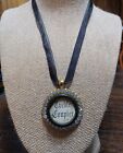 Authentic Antique Organ Stop Necklace Treble Coupler Vintage Pump Organ 18 Inch