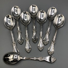 Royal Rose By Wallace Sterling Silver Set Of 8 Soup Spoons 6 75 
