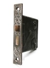 Antique Vintage Victorian Eastlake Ornate Door Mortise Lock W  Key Reclaimed