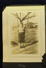 J T With His New Dog Betty Bull Dog New Buick 3 Photos On Album Page B9s1
