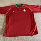 Portugal Soccer Jersey Mens Large Nike Uefa Football Shirt Euro Classic 2000s
