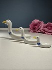 Vintage Ceramic Goose Measuring Spoons Set Of 3 Cottagecore