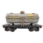 Vintage Lionel Lines Train Car Sunx 2654 Gas Sunoco Oils Railroad 3 Dome Tanker