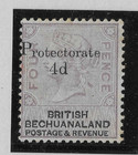 Bechuanaland 1888 4d On 4d Sg44 Mint Cat  475