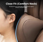 1pc Car Seat Headrest Neck Pillow Ergonomic Soft Travel Support Cushion - New