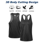 Men s Sleeveless Muscle Tee Solid Top Tank Soft Vest Athletic Fitness Dry Cool