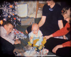 1958 - Baby Ted   s First Christmas - Vintage 8mm Home Movie Film Reel - 200 Feet