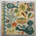 Bo Bunny 12x12 Scrapbook Kit-key Lime  Gabrielle  Prairie Chic  Isabella    More