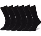 Lot 3-24 Pairs Mens Women Solid Sports Athletic Work Plain Crew Socks Size 10-13