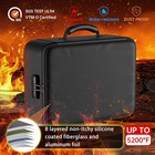 Fireproof Document Organizer 5200  f Lockable Water-resistant File Storage Bag