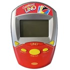 Uno Electronic Game 2007 Mattel Travel Radica Color Screen Handheld Works 