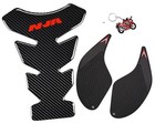 Real Carbon Fiber Motorcycle Decal Vinyl Tank Protector  Motorcycle Tank Side 