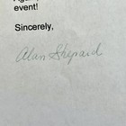 Alan Shepard   Jsa   Signed Letter Re  Golf Autograph   Astronaut Signature Nasa