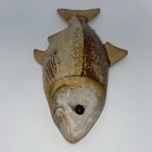 Ceramic Fish Wall Hanging Coastal Nautical Beach Decor Hand Painted 11    Art