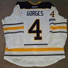 Josh Gorges Buffalo Sabres 2016-17 Game Worn Used Jersey Matched