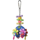 Flower Power Bird Toy Small Bird Toy  Chewable Bird Toy  Parrot Toy Spinning Toy