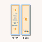 Positivity Aesthetic Bookmark For Books  Gift For Spiritual Growth   Book Lovers