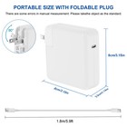 96w Type-c Adapter For Apple For Macbook Pro 13 Inch 2020 2019 2018 A2338 A2166