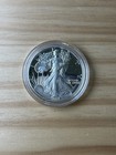 1987 S Proof American Silver Dollar - Us Mint Ase Coin With Box And Coa