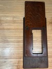 Vtg Antique Singer Treadle Sewing Machine Wood Table Top Cover Cabinet Part