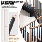 Wrought Iron Balusters  set Of 10  round Hollow Straight Stair Spindles decor   