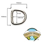 Country Brook Design   1 2 Inch Welded D-rings  10 Pack