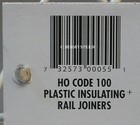 Atlas Ho Code 100 Plastic Insulating Track Rail Joiners Train Connection Atl55