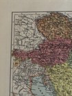 Map 1935  Austria Czechoslovakia    Hungary Original Vintage Print Antiquarian