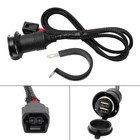 For Honda Crf300l Crf250l Rally Dual Usb Outlet Charger Socket Power Port 17 On