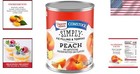 Versatile Peach Pie Filling  21 Oz Pack Of 8     Perfect For Pies And Toppings