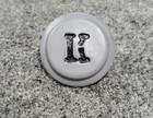 Wwi Austro-hungarian Karl Cockade Pin Back In Gray grey