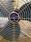 Vintage Patton U2-1887 High Velocity Floor Fan Blue Blades Read See Pics   Video