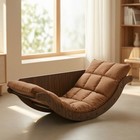 Rocking Chaise Lounge Padded Banana Swing Chair Chair Reclining For Bedroom