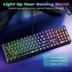 Redragon Mechanical Gaming Keyboard Wired 11 Programmable Backlit Modes Hot-s   