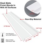 Silicone Stove Counter Gap Cover  2 Pack  easy Clean Heat Resistant Wide   Long