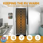 Dzgkgm Rv Insulated Door Cover - Rv Door Insulation Curtain For W
