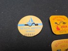 Beach Haven New Jersey  Seasonal Beach  Badges tags   Big Black Whale Pins 