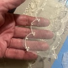 Vintage European  French  Net Lace Trim  Cotton Lot Of 5