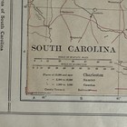 Antique 1911 Map Of South Carolina 15 5   x11   