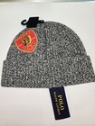 Polo Ralph Lauren Brand New Fish Game Prl Knit Beanie Patch Hat 1 Of 1
