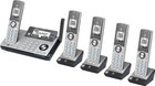 At t 5 Handset Connect To Cell Expandable Cordless Phone System With Call Block